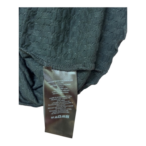 Urban Outfitters Black Strapless Quilted Mini Dress Size S Bodycon Tube - Picture 2 of 8